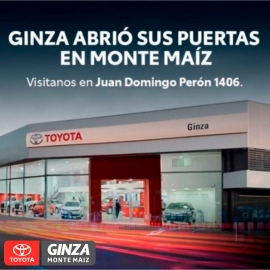 Ginza concesionaria de Monte Maíz en Marcos Juárez