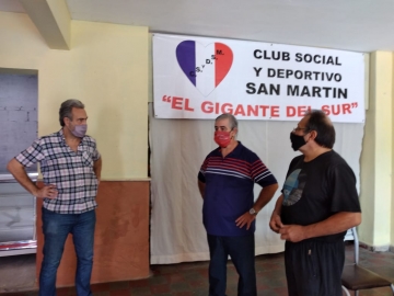 Aporte económico para obras de refacción en el Club San Martín 
