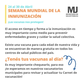 Semana Mundial de la Inmunización