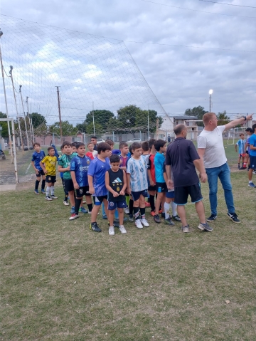 Club San Martín inauguró el nuevo vestuario de fútbol infantil
