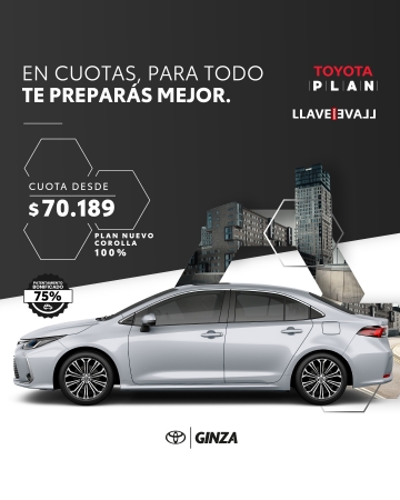 Ginza ofrece Toyota Plan, una financiación directa de fábrica para adquirir vehículos Toyota