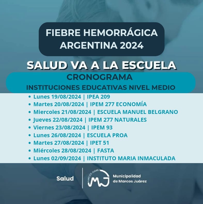 En marcha el programa Salud va a la escuela