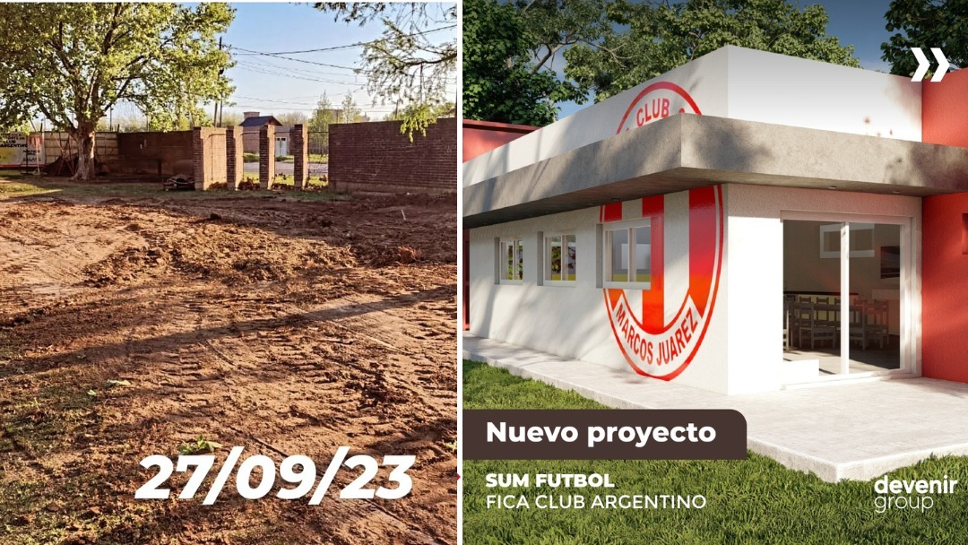 Un Sueño Hecho Realidad: El Nuevo SUM del club Argentino en el parque y campo deportivo