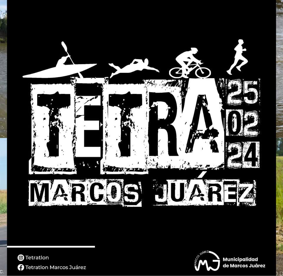 160 deportistas inscriptos para el Tetratlón Ciudad de Marcos Juárez 2024