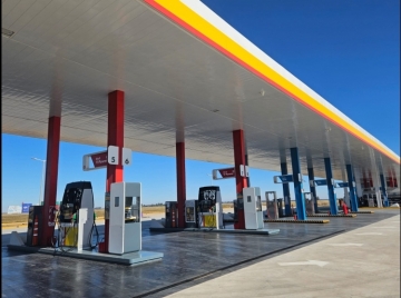 Apertura de la nueva estación de servicios Shell en la autopista