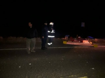 Tortugas: cayó implemento agrícola de un camión en la ruta 9