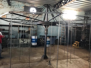 Noetinger: Municipalidad construye una calesita para el Parque El Regalo
