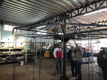 Noetinger: Municipalidad construye una calesita para el Parque El Regalo
