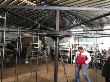 Noetinger: Municipalidad construye una calesita para el Parque El Regalo
