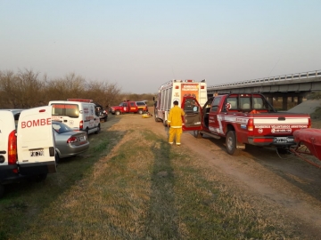 Obreros fueron buscados por voluntarios de la región cuando realizaban mediciones en el canal San Antonio