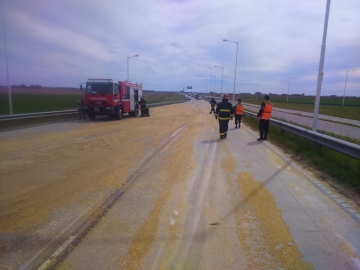 Leones: accidente entre camiones sin lesionados