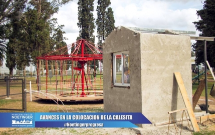 La calesita que se inaugurará en Noetinger “fue el sueño de muchos”

