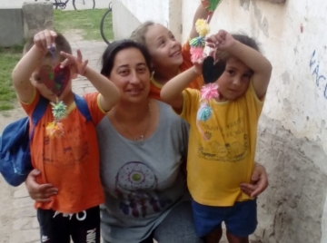 Delia Rosso fue la ganadora del Viaje a Las Cataratas y Lila Casas de la bicicleta.