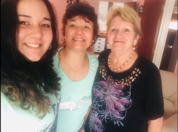 Delia Rosso fue la ganadora del Viaje a Las Cataratas y Lila Casas de la bicicleta.