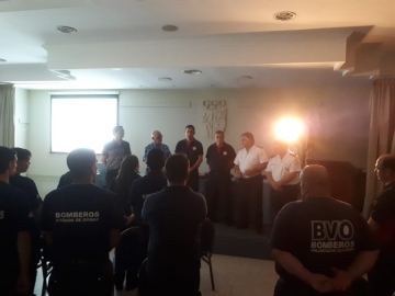 Bomberos de Armstrong campeones del desafío de habilidades en Gálvez