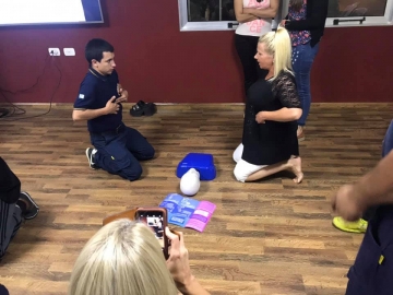 Las Parejas: último curso de RCP de Bomberos Voluntarios