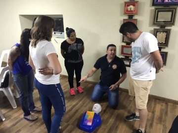 Las Parejas: último curso de RCP de Bomberos Voluntarios