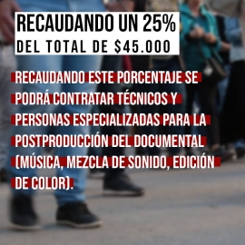 Colaboración voluntaria para el proyecto documental “De esto no se habla”

