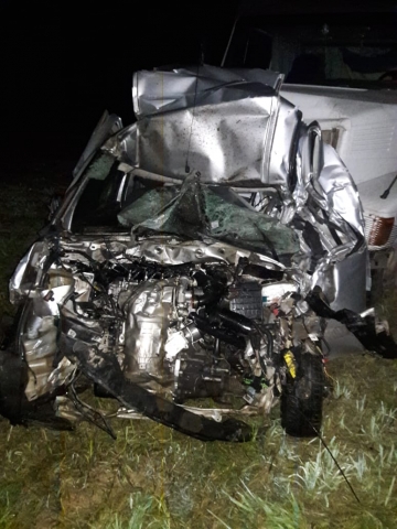 Un fallecido y dos internados tras choque fatal en Cañada de Gómez