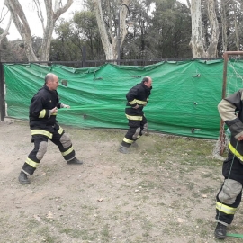  Bomberos Voluntarios campeones de Olimpiadas Bomberiles Río IV 
