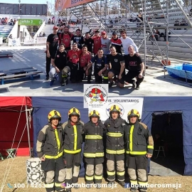  Bomberos Voluntarios campeones de Olimpiadas Bomberiles Río IV 