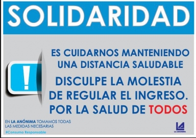 Super La Anónima: Horario especial jubilados de 7 a 8 hs

