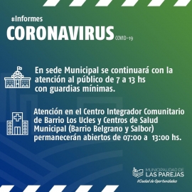 Medidas de prevención en Las Parejas 
