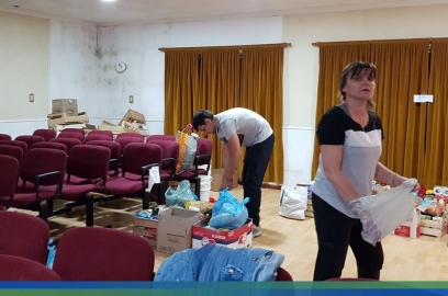 Corral de Bustos: desinfectan vehículos en accesos a la ciudad