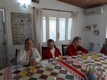 “Les dijimos a las abuelas que estamos en un crucero para sobrellevar la cuarentena” dijo la encargada de Las Magnolias 1