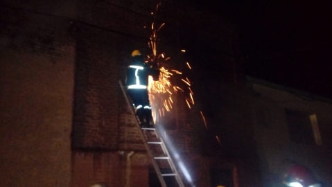 Cañada de Gómez: anoche el fuego arrasó con una vivienda 