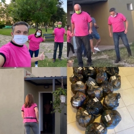 Fundación Rosa de Los Vientos asiste a parte de sus pacientes con alimentos y medicación