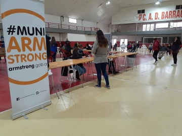 Armstrong: operativo entregas de Tarjeta Alimentar 