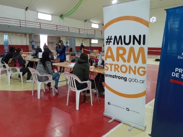 Armstrong: operativo entregas de Tarjeta Alimentar 