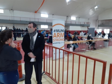 Armstrong: operativo entregas de Tarjeta Alimentar 
