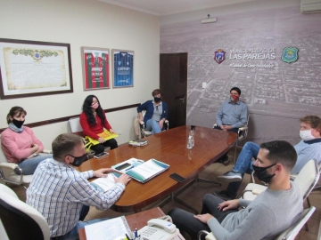 Sportivo Atlético Club recibió aportes municipales y termómetro infrarrojo
