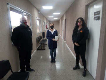 Sportivo Atlético Club recibió aportes municipales y termómetro infrarrojo