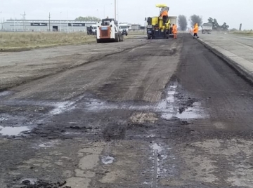 Vialidad Nacional realiza trabajos en Ruta 9