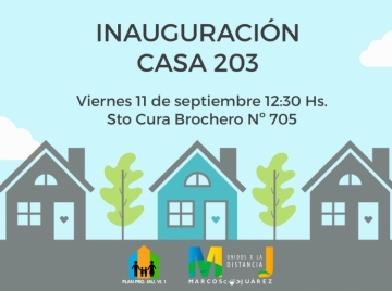 Hoy se entrega la vivienda 203 y aún quedan 90