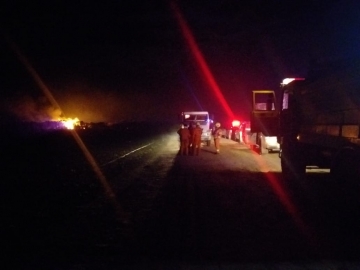 Incendio forestal en Noetinger 
