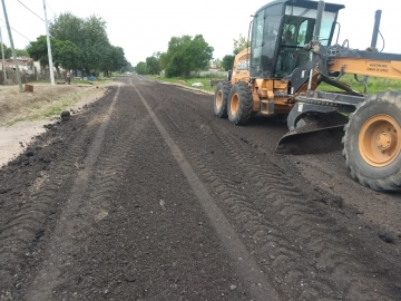 La municipalidad avanza con los trabajos en distintas calles de la ciudad