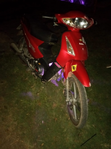 Mujer resultó herida al chocar con un perro en la ruta

