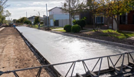 Avanzan las obras en el sector Noreste de Armstrong