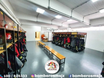Bomberos Voluntarios inauguraron los nuevos cambiadores de emergencia