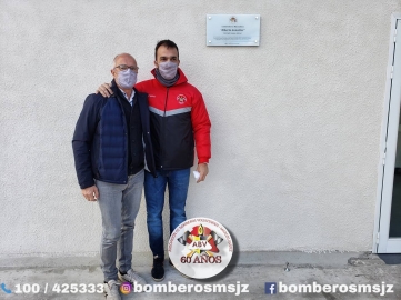 Bomberos Voluntarios inauguraron los nuevos cambiadores de emergencia