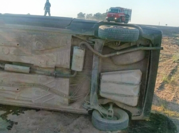 Joven volcó su automóvil en Ruta Provincial 12 