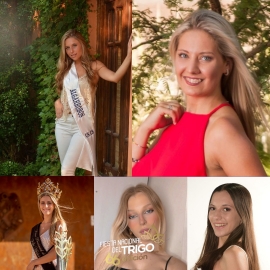 Dos candidatas de Marcos Juárez para Reina Nacional del Trigo 