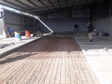 La ampliación del galpón de la planta de reciclaje está en su etapa final