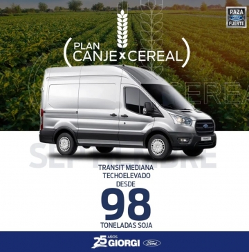 Giorgi presenta su exclusivo Plan Canje por Cereal