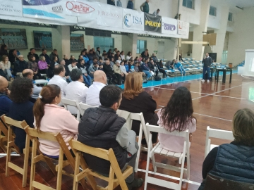 San Martín realizó la presentación oficial del plantel de primera división que representará al club en el Torneo Pre Federal 2023 de básquet