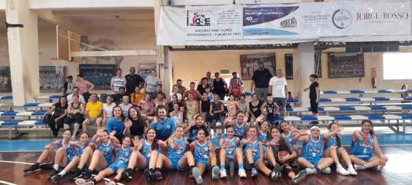 La categoría U 21 albiceleste y Las Gauchitas se consagraron campeones de las Copas estímulo y Plata del básquet de la Cañadense